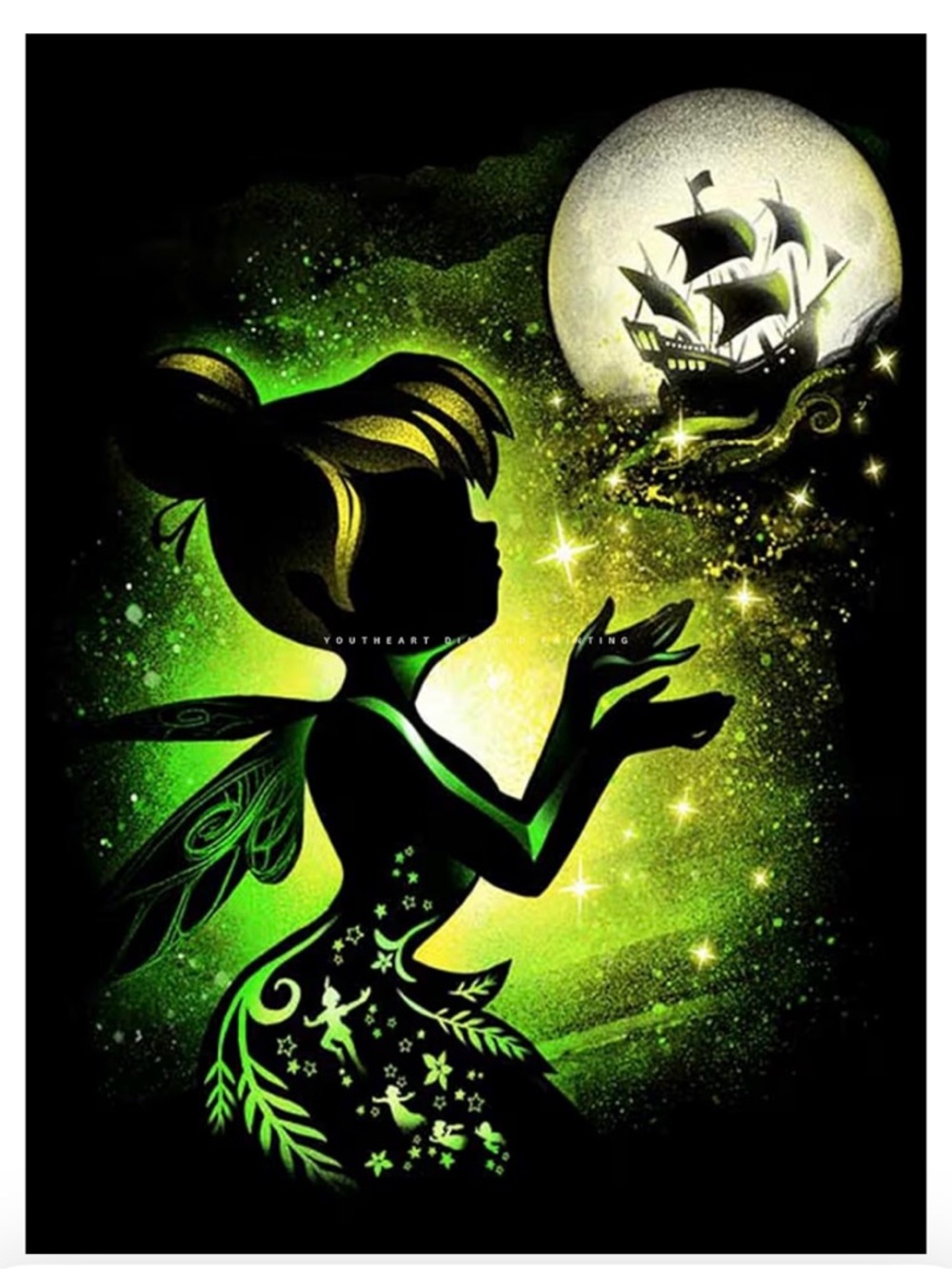 Tinkerbell Diamond art kit
